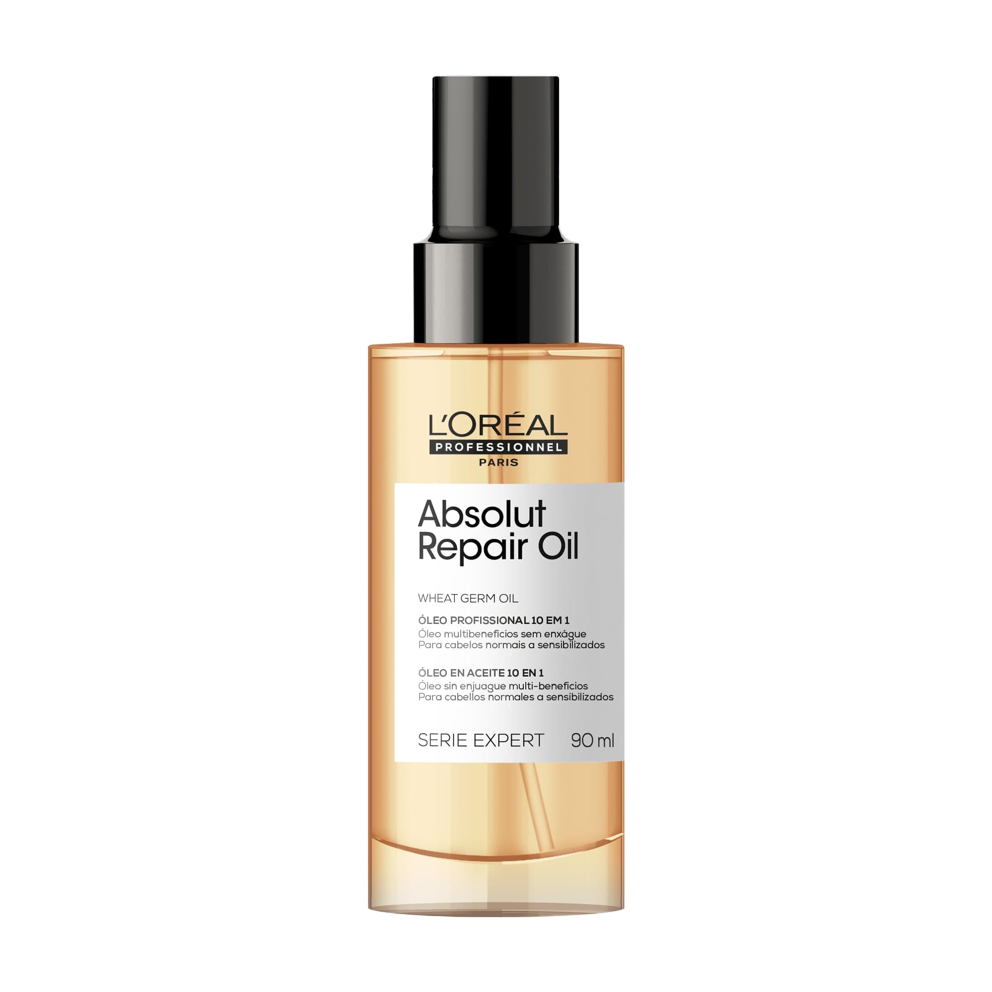 L'Oréal Professionnel Óleo 10 em 1 Absolut Repair | Multi-benefícios para cabelos secos e danificados | Repara e Promove Brilho | Com Gold Q